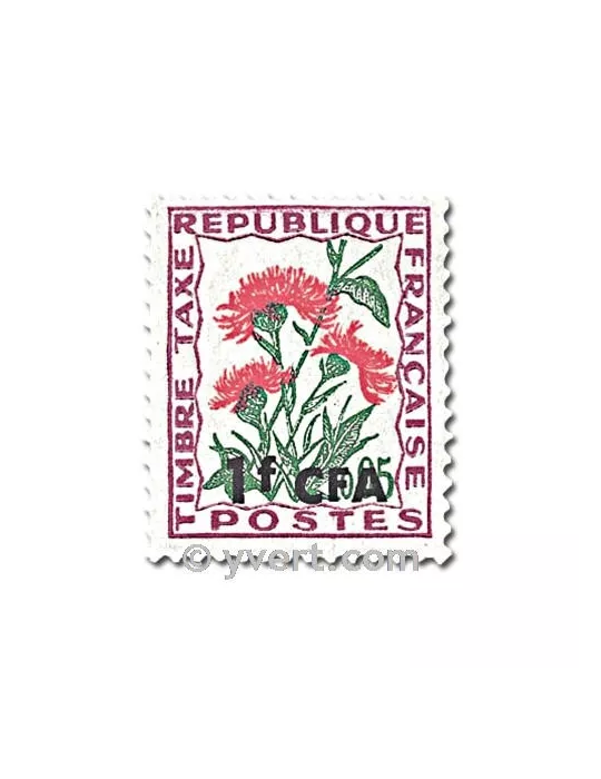 n° 48/53 -  Timbre Réunion Taxe