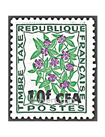 n° 54 -  Timbre Réunion Taxe 2