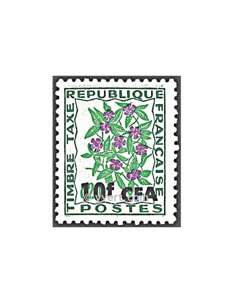 n° 54 -  Timbre Réunion Taxe