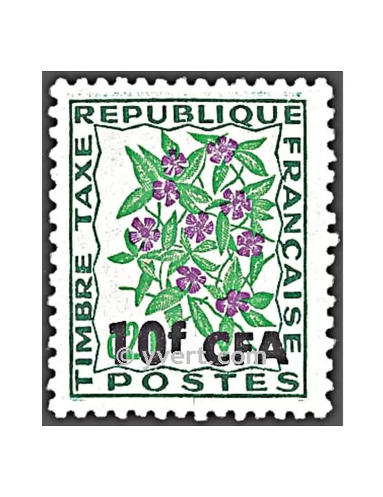 n° 54 -  Timbre Réunion Taxe