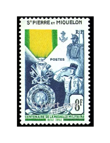 n° 347 -  Timbre Saint-Pierre et Miquelon Poste 2