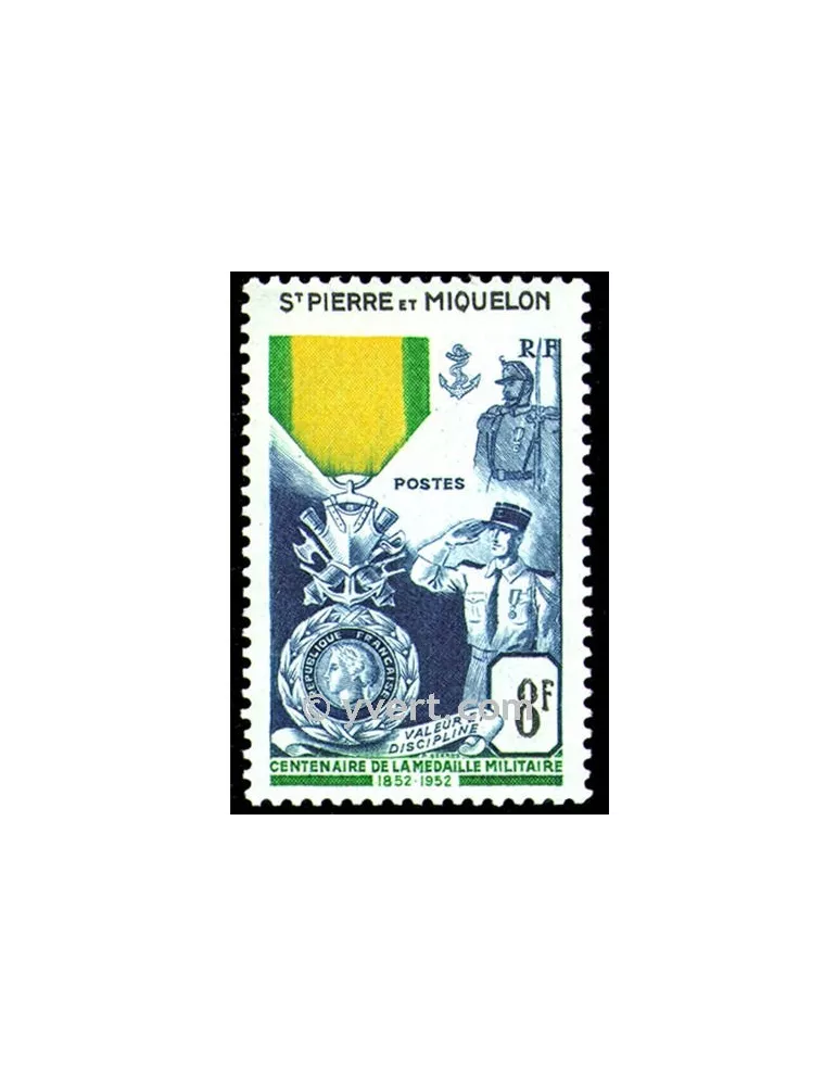 n° 347 -  Timbre Saint-Pierre et Miquelon Poste