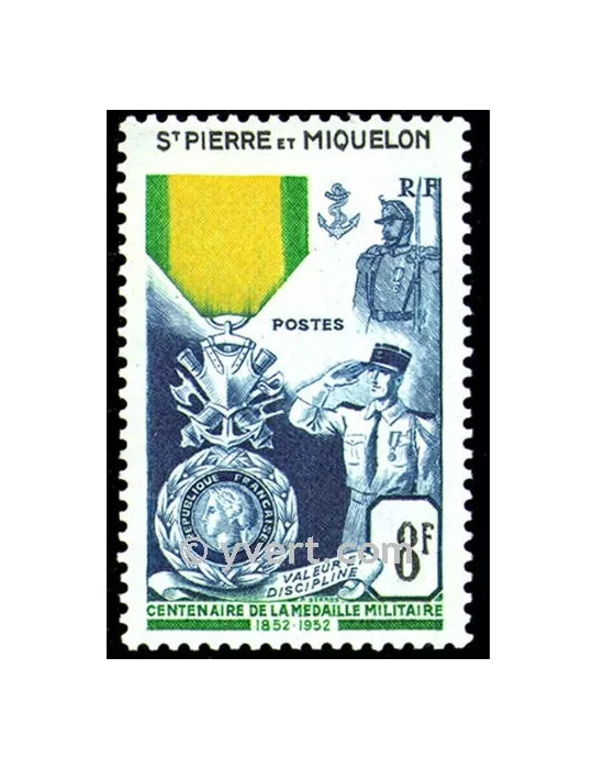 n° 347 -  Timbre Saint-Pierre et Miquelon Poste