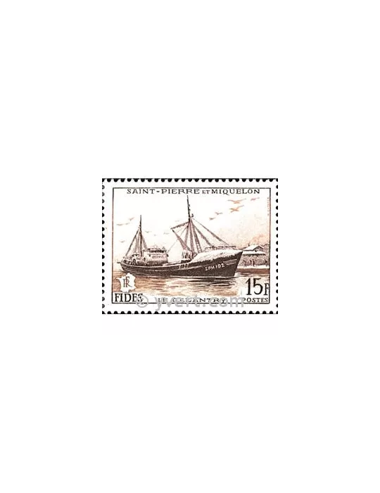 n° 352 -  Timbre Saint-Pierre et Miquelon Poste