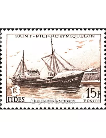 n° 352 -  Timbre Saint-Pierre et Miquelon Poste 2