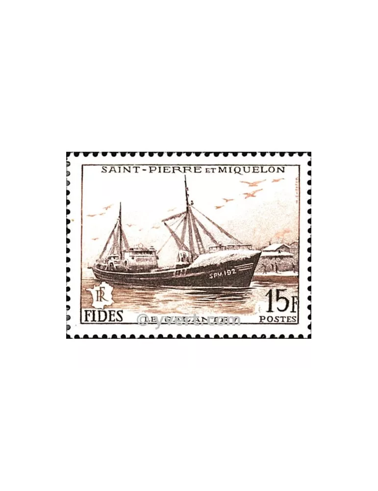 n° 352 -  Timbre Saint-Pierre et Miquelon Poste