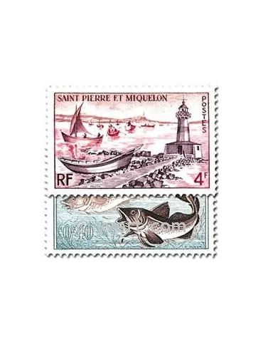 n° 353/357 -  Timbre Saint-Pierre et Miquelon Poste
