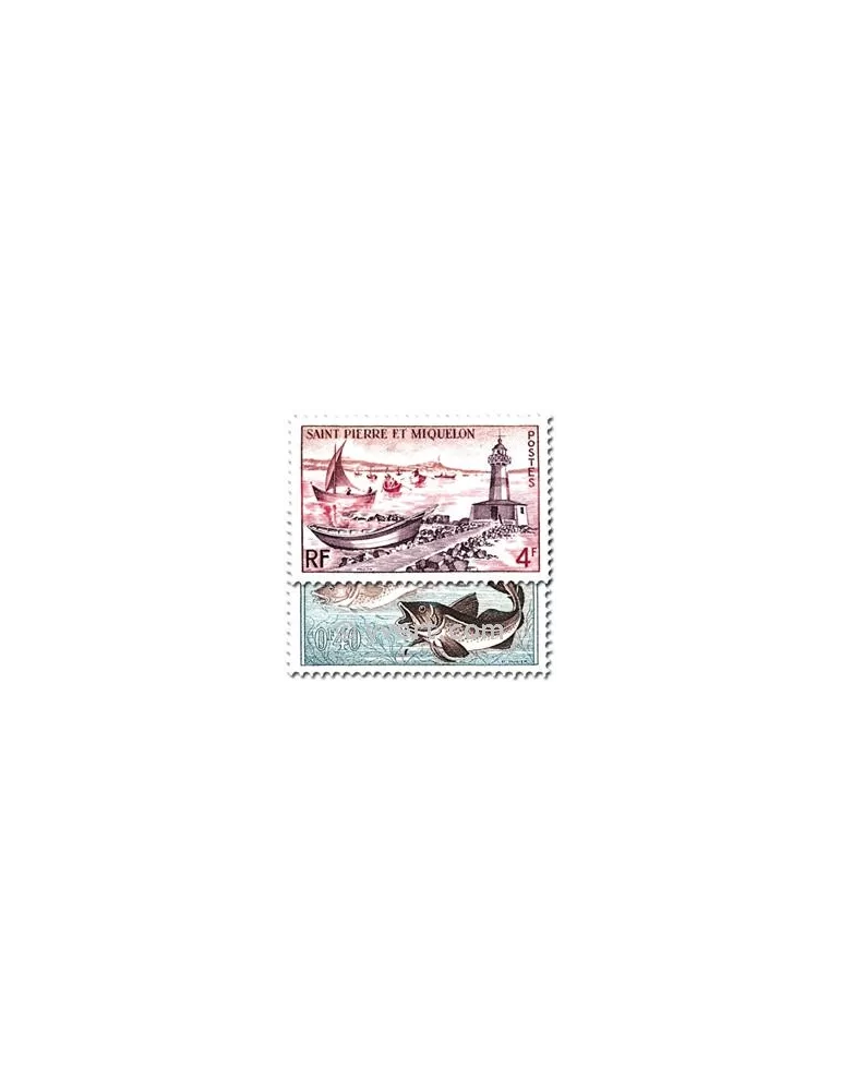 n° 353/357 -  Timbre Saint-Pierre et Miquelon Poste