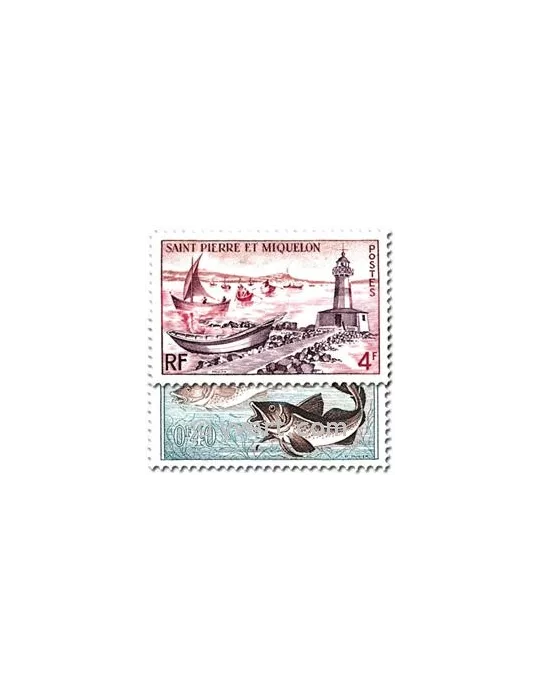 n° 353/357 -  Timbre Saint-Pierre et Miquelon Poste