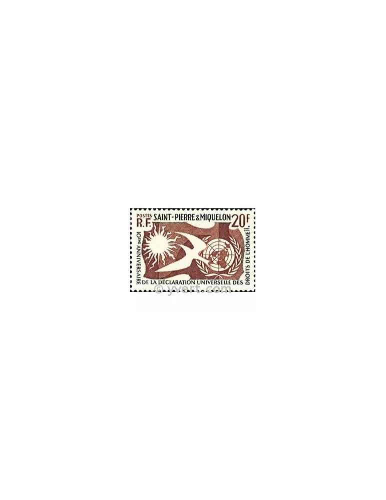 n° 358 -  Timbre Saint-Pierre et Miquelon Poste