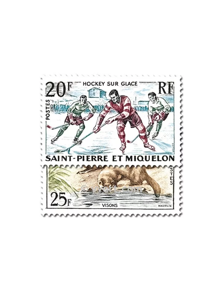 n° 360/361 -  Timbre Saint-Pierre et Miquelon Poste