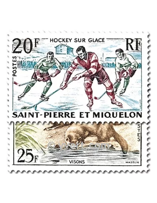 n° 360/361 -  Timbre Saint-Pierre et Miquelon Poste