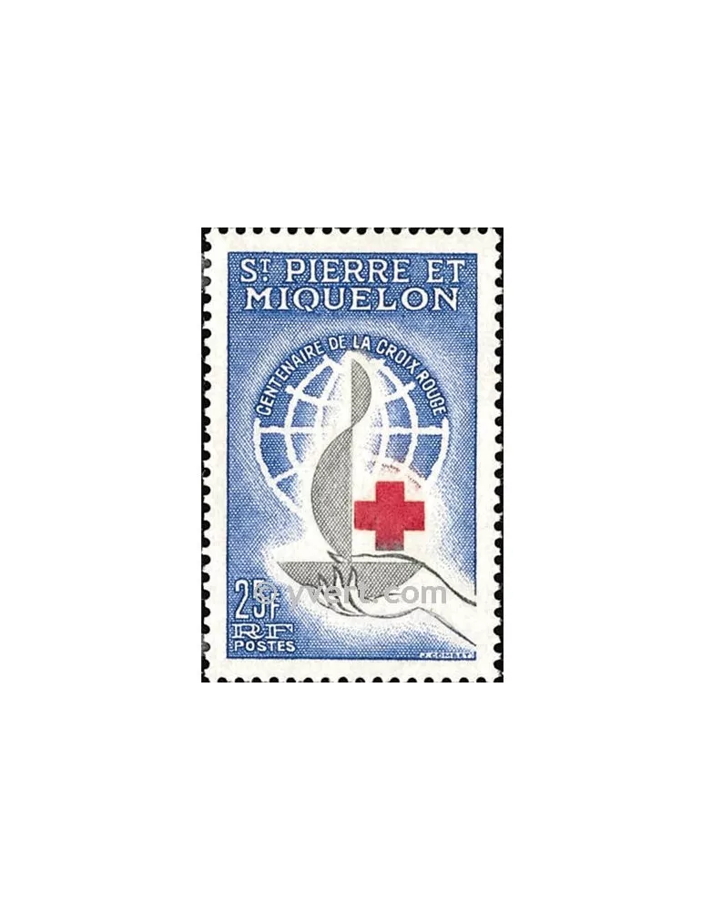 n° 369 -  Timbre Saint-Pierre et Miquelon Poste