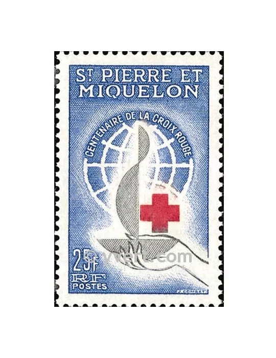 n° 369 -  Timbre Saint-Pierre et Miquelon Poste