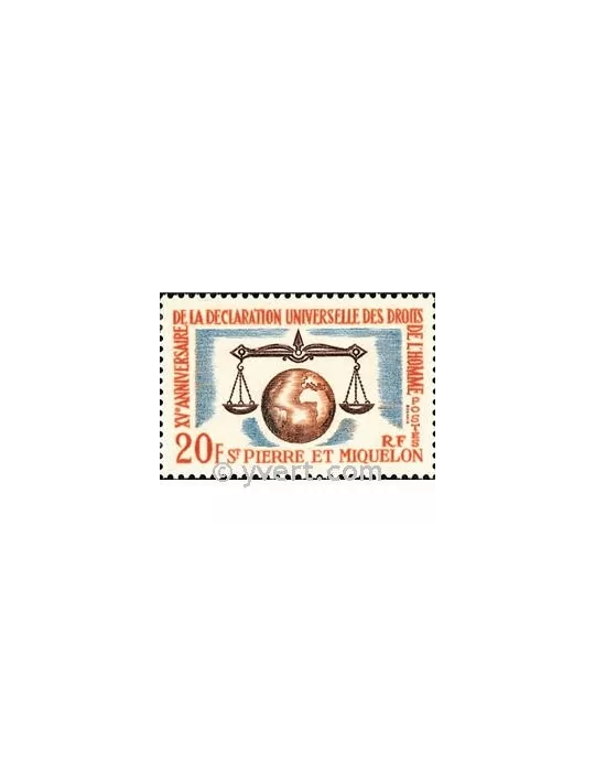 n° 370 -  Timbre Saint-Pierre et Miquelon Poste
