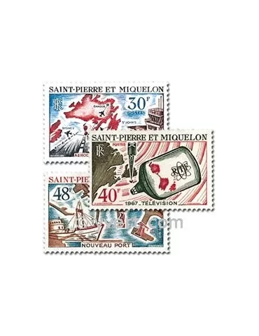 n° 376/378 -  Timbre Saint-Pierre et Miquelon Poste