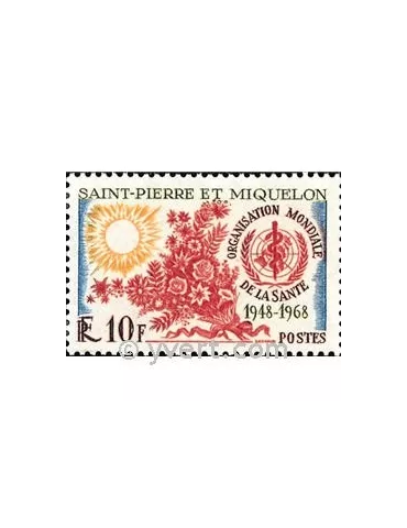 n° 379 -  Timbre Saint-Pierre et Miquelon Poste