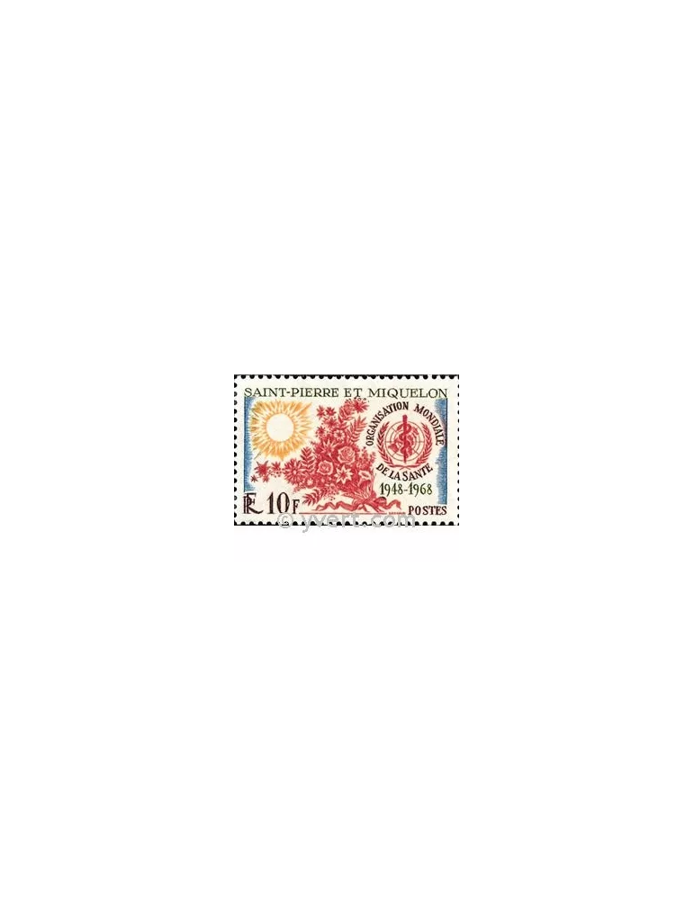 n° 379 -  Timbre Saint-Pierre et Miquelon Poste