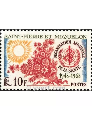 n° 379 -  Timbre Saint-Pierre et Miquelon Poste 2