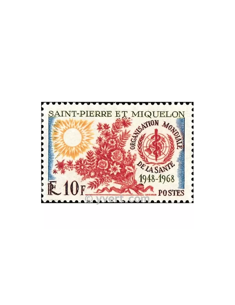 n° 379 -  Timbre Saint-Pierre et Miquelon Poste