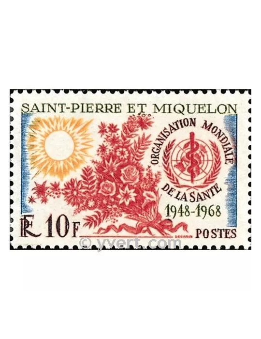 n° 379 -  Timbre Saint-Pierre et Miquelon Poste