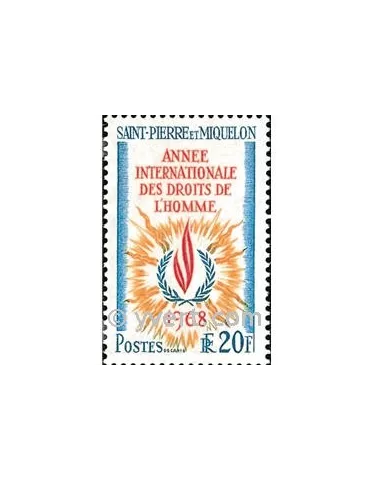 n° 384 -  Timbre Saint-Pierre et Miquelon Poste