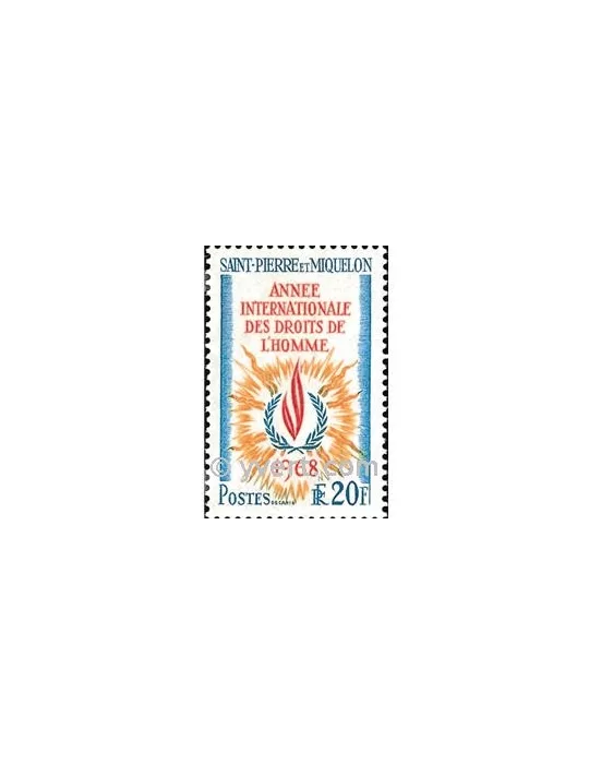 n° 384 -  Timbre Saint-Pierre et Miquelon Poste