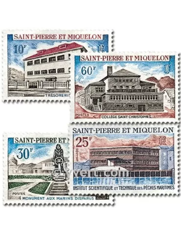 n° 387/390 -  Timbre Saint-Pierre et Miquelon Poste 2