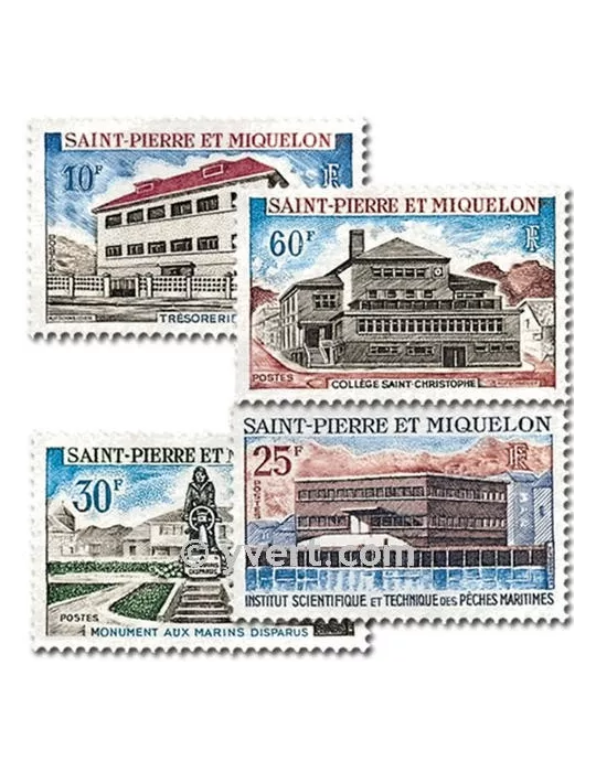 n° 387/390 -  Timbre Saint-Pierre et Miquelon Poste