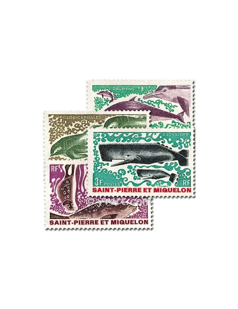 n° 391/394 -  Timbre Saint-Pierre et Miquelon Poste