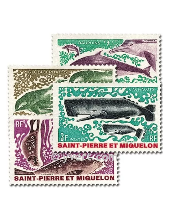 n° 391/394 -  Timbre Saint-Pierre et Miquelon Poste