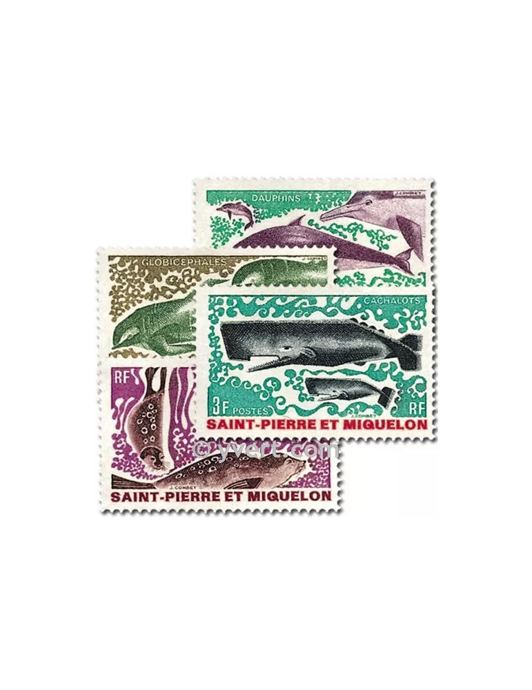 n° 391/394 -  Timbre Saint-Pierre et Miquelon Poste