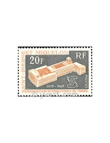 n° 398 -  Timbre Saint-Pierre et Miquelon Poste