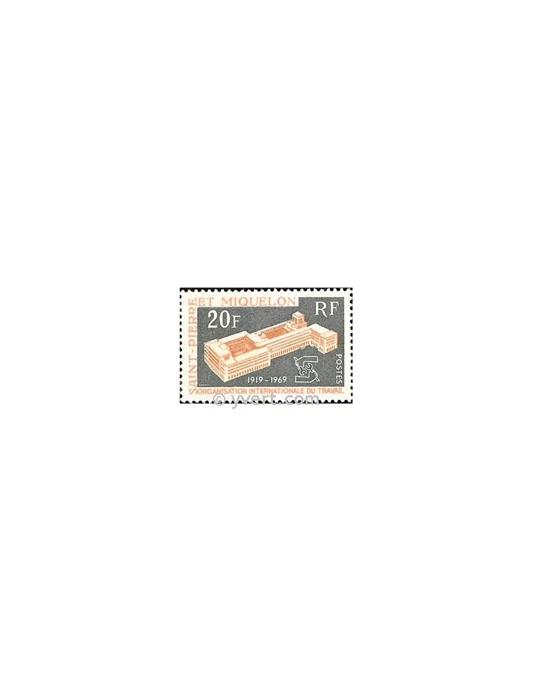 n° 398 -  Timbre Saint-Pierre et Miquelon Poste