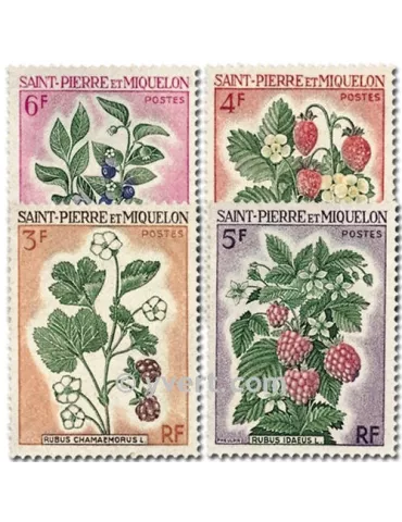 n° 401/404 -  Timbre Saint-Pierre et Miquelon Poste 2