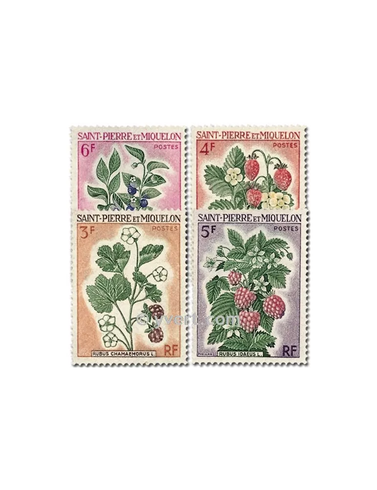 n° 401/404 -  Timbre Saint-Pierre et Miquelon Poste