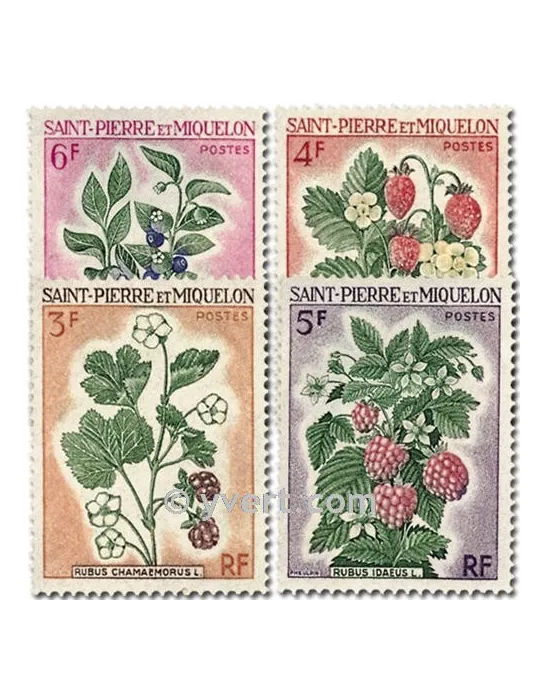 n° 401/404 -  Timbre Saint-Pierre et Miquelon Poste