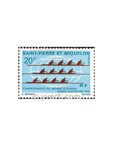 n° 405 -  Timbre Saint-Pierre et Miquelon Poste