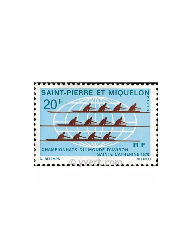 n° 405 -  Timbre Saint-Pierre et Miquelon Poste