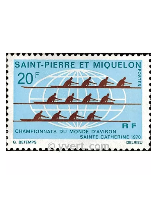 n° 405 -  Timbre Saint-Pierre et Miquelon Poste