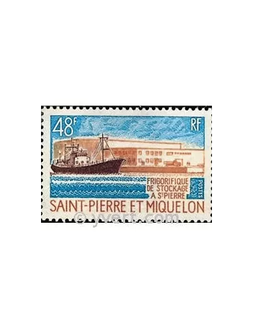 n° 406 -  Timbre Saint-Pierre et Miquelon Poste