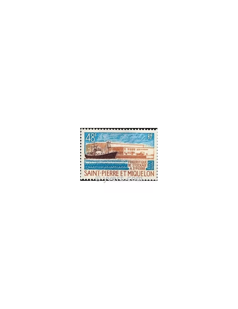 n° 406 -  Timbre Saint-Pierre et Miquelon Poste
