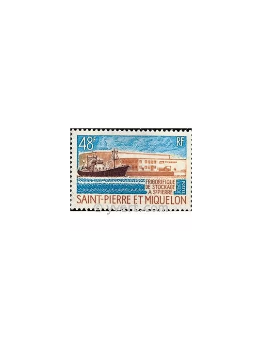 n° 406 -  Timbre Saint-Pierre et Miquelon Poste