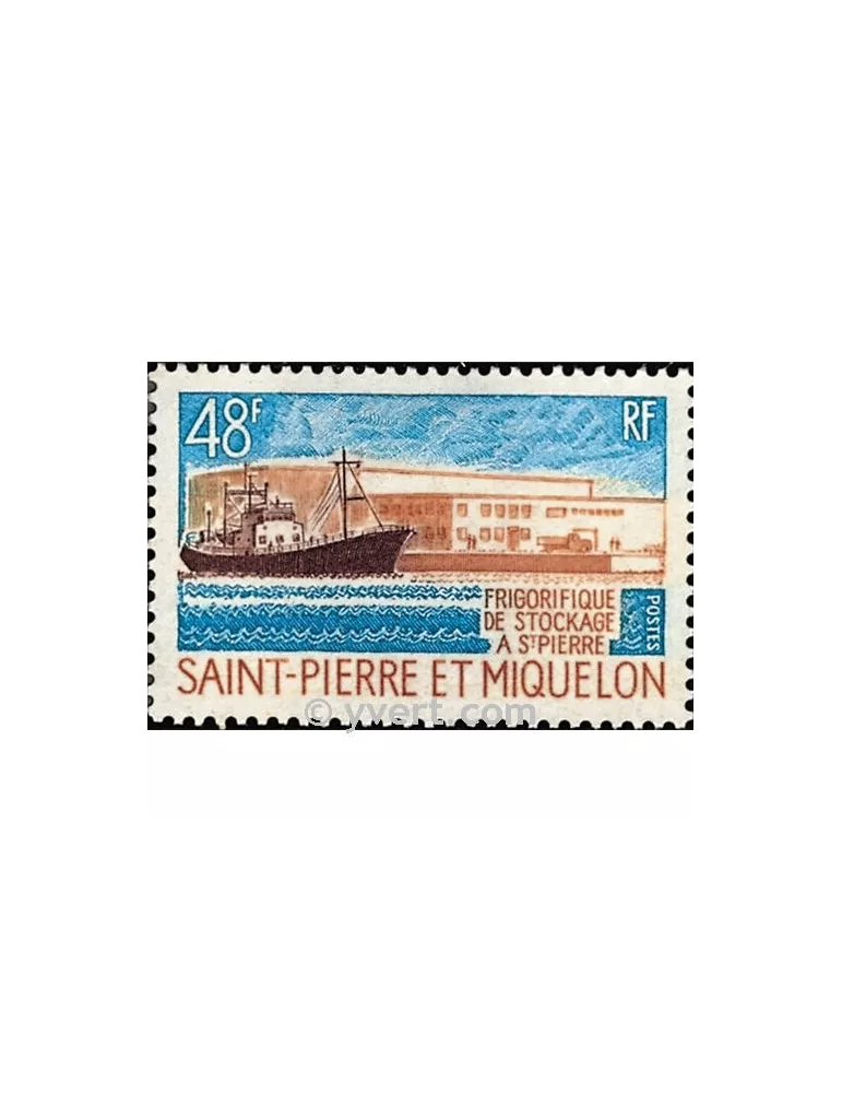 n° 406 -  Timbre Saint-Pierre et Miquelon Poste