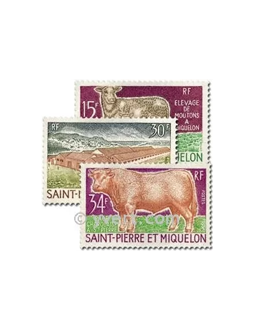 n° 407/409 -  Timbre Saint-Pierre et Miquelon Poste