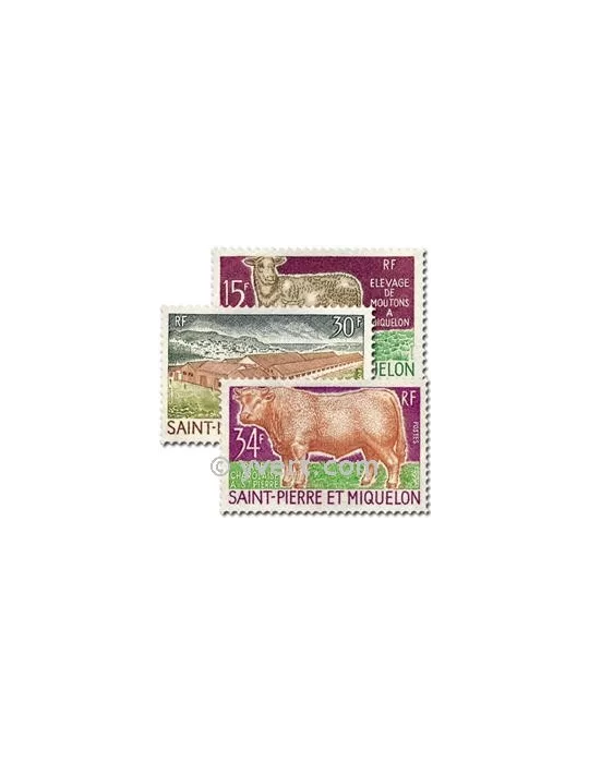 n° 407/409 -  Timbre Saint-Pierre et Miquelon Poste