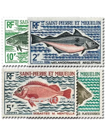 n° 421/424 -  Timbre Saint-Pierre et Miquelon Poste 2
