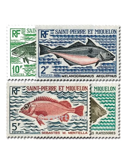 n° 421/424 -  Timbre Saint-Pierre et Miquelon Poste