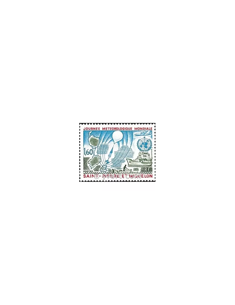 n° 433 -  Timbre Saint-Pierre et Miquelon Poste