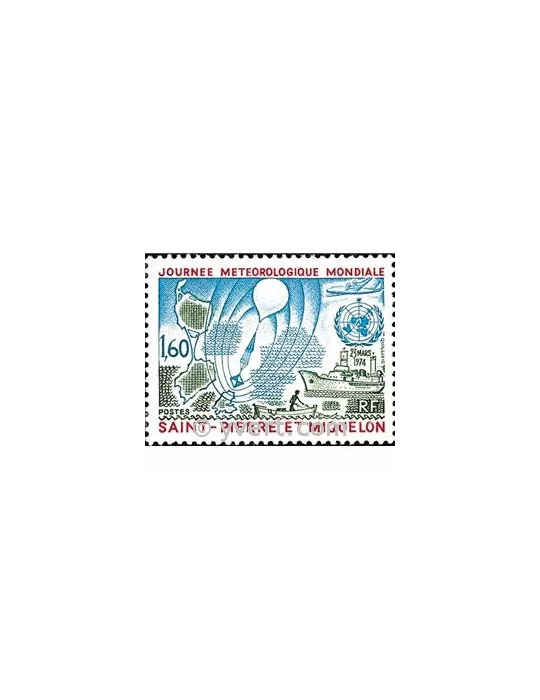 n° 433 -  Timbre Saint-Pierre et Miquelon Poste